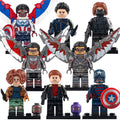 Captain America Sam Wilson Karli Morgenthau Baron Zemo John Walker MCU The Falcon and The Winter Soldier (2021) Custom Brick Based Minifigure Toy
