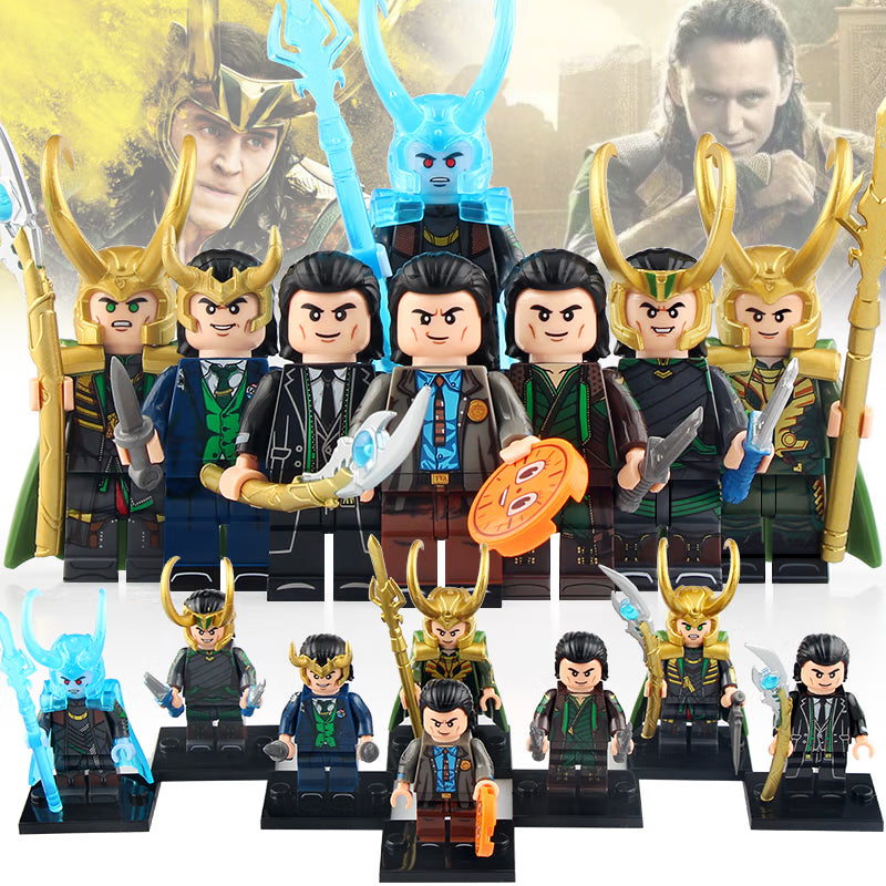 Loki Marvel Universe Super Heroes Custom Brick Compatible Minifigure Toy