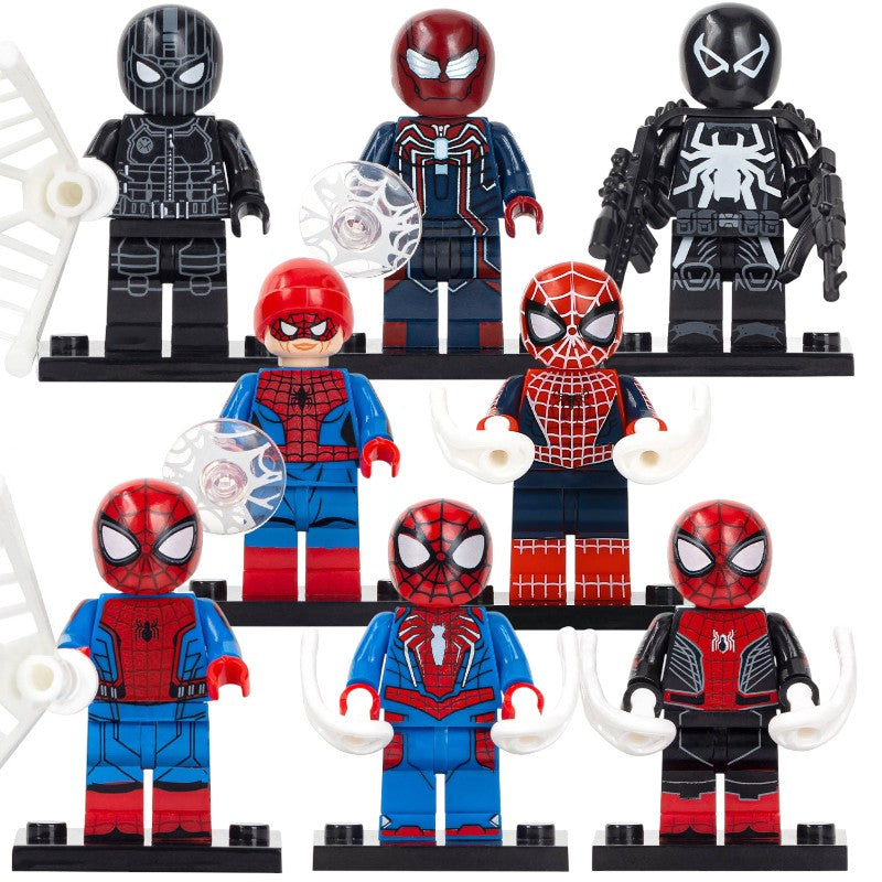Spider-man Aunt May Peter Parker Agent Venom Marvel Universe Custom Brick Compatible Minifigure Toy