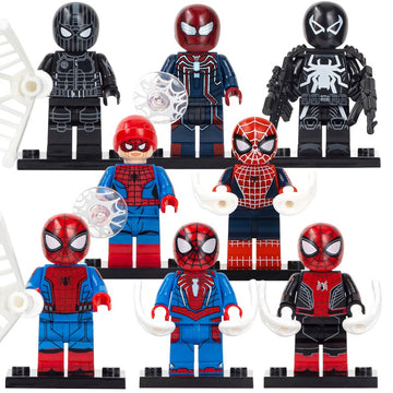 Spider-man Aunt May Peter Parker Agent Venom Marvel Universe Custom Brick Compatible Minifigure Toy