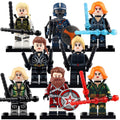 Natasha Romanoff Yelena Belova Taskmaster Melina Vostokoff Red Guardian MCU Black Widow (2021) Custom Brick Based Minifigure Toy