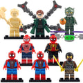 Doctor Octopus Electro Green Goblin Sandman MCU Spider-Man No Way Home (2021) Custom Brick Compatible Minifigure Toy