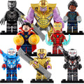 Thanos Iron Man Dr Strange Black Panther Shuri War Machine Iron Patriot MCU Avengers: Endgame Custom Brick Compatible Minifigure Toy