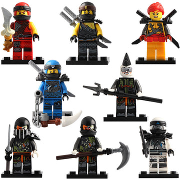 Skylor Jay Jet Jack Kai Zane Skullbreaker Muzzle Cole NINJAGO Hunted Custom Brick Compatible Minifigure Toy