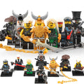 Iron Baron Lloyd Sensei Wu Chew Toy Sensei Wu Muzzle Harumi Nya NINJAGO Hunted Custom Brick Compatible Minifigure Toy
