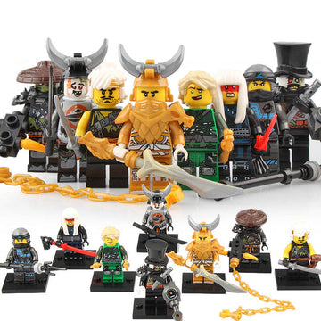 Iron Baron Lloyd Sensei Wu Chew Toy Sensei Wu Muzzle Harumi Nya NINJAGO Hunted Custom Brick Compatible Minifigure Toy