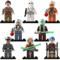Ahsoka Tano Captain Jag Kit Fisto Luke Skywalker Rey Sabine Wren First Order Officer Snowtrooper Star Wars Custom Brick Based Minifigure Toy