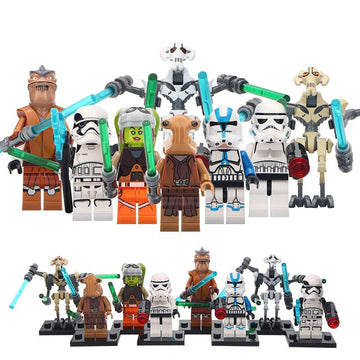 General Grievous Pong Krell Ithorian Jedi Master 501st Legion Clone Trooper Stormtrooper Star Wars Custom Brick Based Minifigure Toy