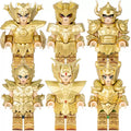 Taurus Aldebaran Gemini Saga Libra Dohko Aries Mu Virgo Shaka Pisces Aphrodite Saint Seiya Knights of the Zodiac Brick Compatible Minifigure Toy