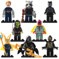 Rocket Raccoon Loki Outrider Black Panther Marvel Universe Superheroes Custom Brick Compatible Minifigure Toy
