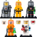 Hazmat Radiation Suit Scientists Biohazard Lab Workers Custom Brick Compatible Minifigure Toy