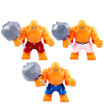 Thing (Fantastic Four) Marvel Super Heroes Custom Brick Based Minifigure Toy