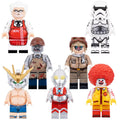 Funny Fat Style Gundam Ultraman Porco Rosso Zombie Stormtrooper Colonel Sanders McDonald Custom Brick Compatible Minifigure Toy