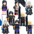 Tifa Lockhart Cloud Strife Zack Fair Sephiroth Final Fantasy VII Video Game Custom Brick Compatible Minifigure Toy