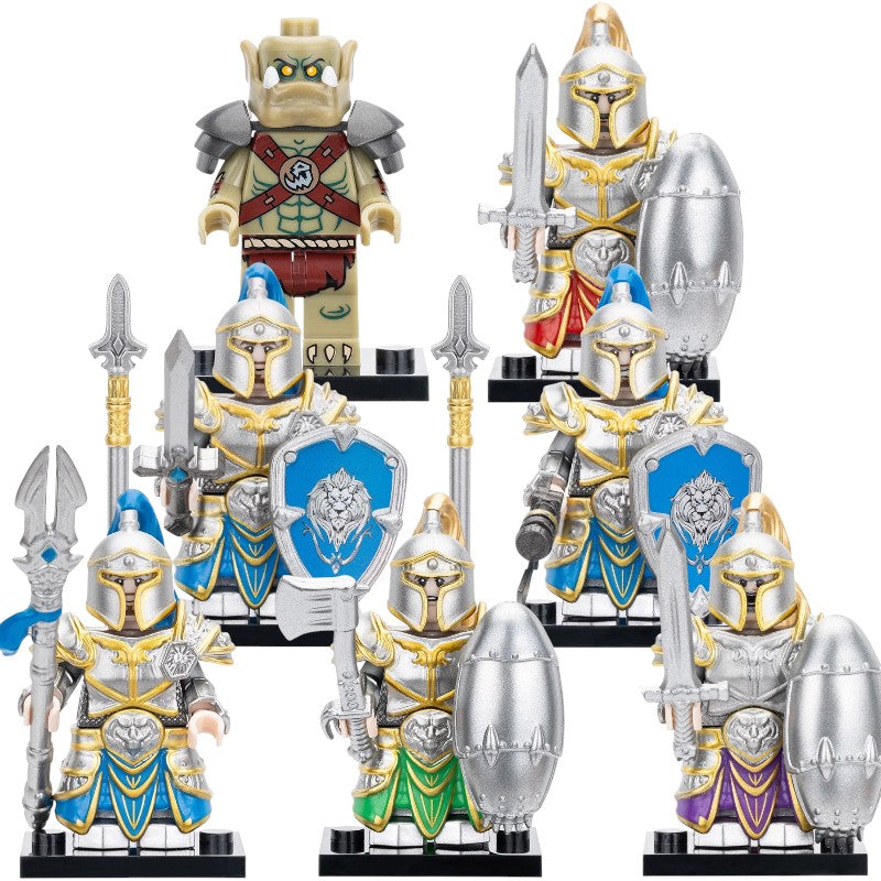 Stormwind City Guards Dragon Guards Alliance Guards World of Warcraft Brick Compatible Minifigure Toy