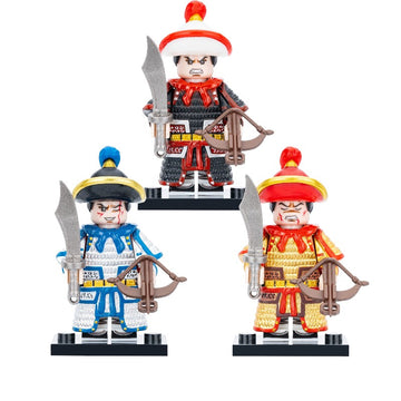Song Dynasty Ancient Chinese Soldiers Custom Brick Compatible Minifigure Toy