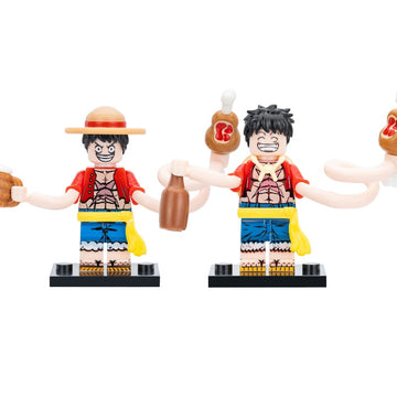 Monkey D. Luffy Anime One Piece Custom Brick Compatible Minifigure Toy