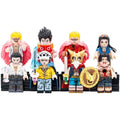 One Piece Donquixote Doflamingo Trafalgar Law Monkey D Luffy Dracule Mihawk Nico Robin Portgas D Ace Custom Brick Compatible Minifigure Toy