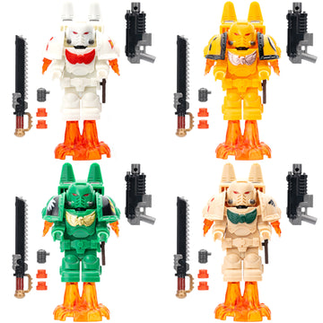 Warhammer 40K Space Marine Jump Pack Intercessor Warrior Custom Brick Compatible Minifigure Toy