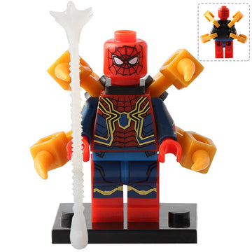 Iron Spider Cinematic Universe Avengers Infinity War (2018) Custom Brick Based Minifigure Toy