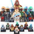 The Mandalorian Tribe Warrior Boba Fett Jango Fett Obi-Wan Kenobi Rey Star Wars Custom Brick Compatible Minifigure Toy