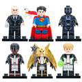 Superman Lex Luthor Ultraman Mr Terrific Hawkgirl Guy Gardner DC Universe Custom Brick Based Minifigure Toy
