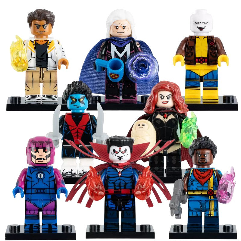 Sunspot Magneto Morph Nightcrawler Goblin Queen Sentinel Mister Sinister Bishop X-Men ’97 Animated (2024) Custom Brick Compatible Minifigure Toy