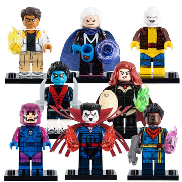 Sunspot Magneto Morph Nightcrawler Goblin Queen Sentinel Mister Sinister Bishop X-Men ’97 Animated (2024) Custom Brick Compatible Minifigure Toy
