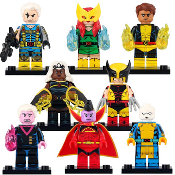 Cable Jean Grey Storm Sunspot Wolverine Bastion Gladiator Morph Inspired Animated Series X-Men '97 (2024) Brick Compatible Minifigure Toy