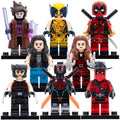 Gambit X-23 Elektra Cowboy Deadpool Apocalypse Wolverine MCU Deadpool & Wolverine (2024) Custom Brick Compatible Minifigure Toy
