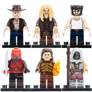 Old Man Logan The Cavillrine Sabretooth Pyro Golden Age Deadpool Zenpool MCU Deadpool & Wolverine (2024) Brick Compatible Minifigure Toy