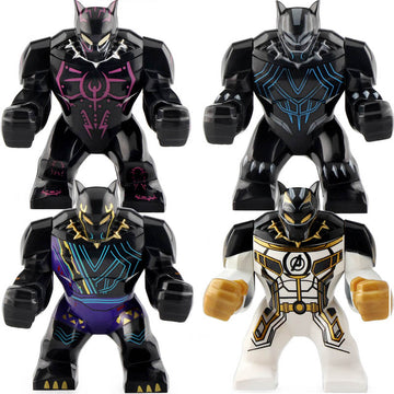 Black Panther (BigFig) MCU Super Heroes Custom Brick Compatible Minifigure Toy