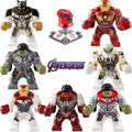 Bruce Banner Red Hulk Black Panther Spider-Man MCU Avengers Endgame (2019) Custom Brick Compatible Minifigure Toy