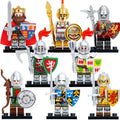 Ancient Medieval Castle Knights Richard the Lionheart Greek Hoplite English Nobles Custom Brick Compatible Minifigure Toy