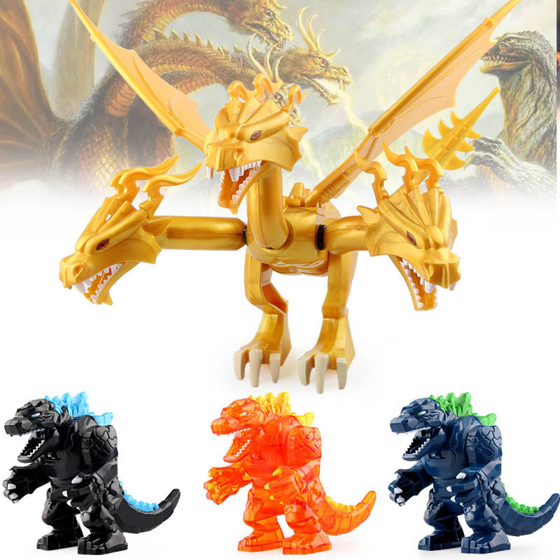 King Ghidorah Godzilla King of The Monsters Custom Brick Compatible Minifigure Toy