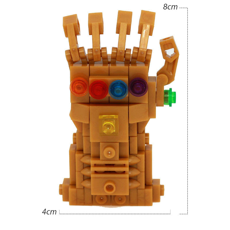 MCU Avengers Infinity War 2018 Infinity Gauntlet Building Block Figure Toy