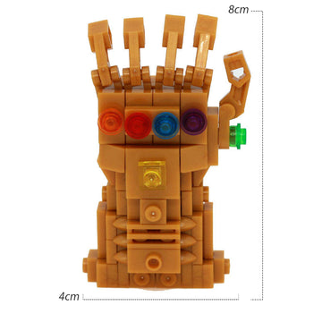 MCU Avengers Infinity War 2018 Infinity Gauntlet Building Block Figure Toy