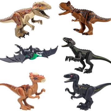 Jurassic Dinosaur Indoraptor Pterodactyl Indominus Rex Carnotaurus Stygimoloch Custom Brick Compatible Dinosaur Figure Toy