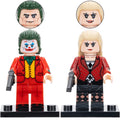 Arthur Fleck and Harley Quinn Movie Joker: Folie à Deux (2024) Custom Brick Compatible Minifigure Toy
