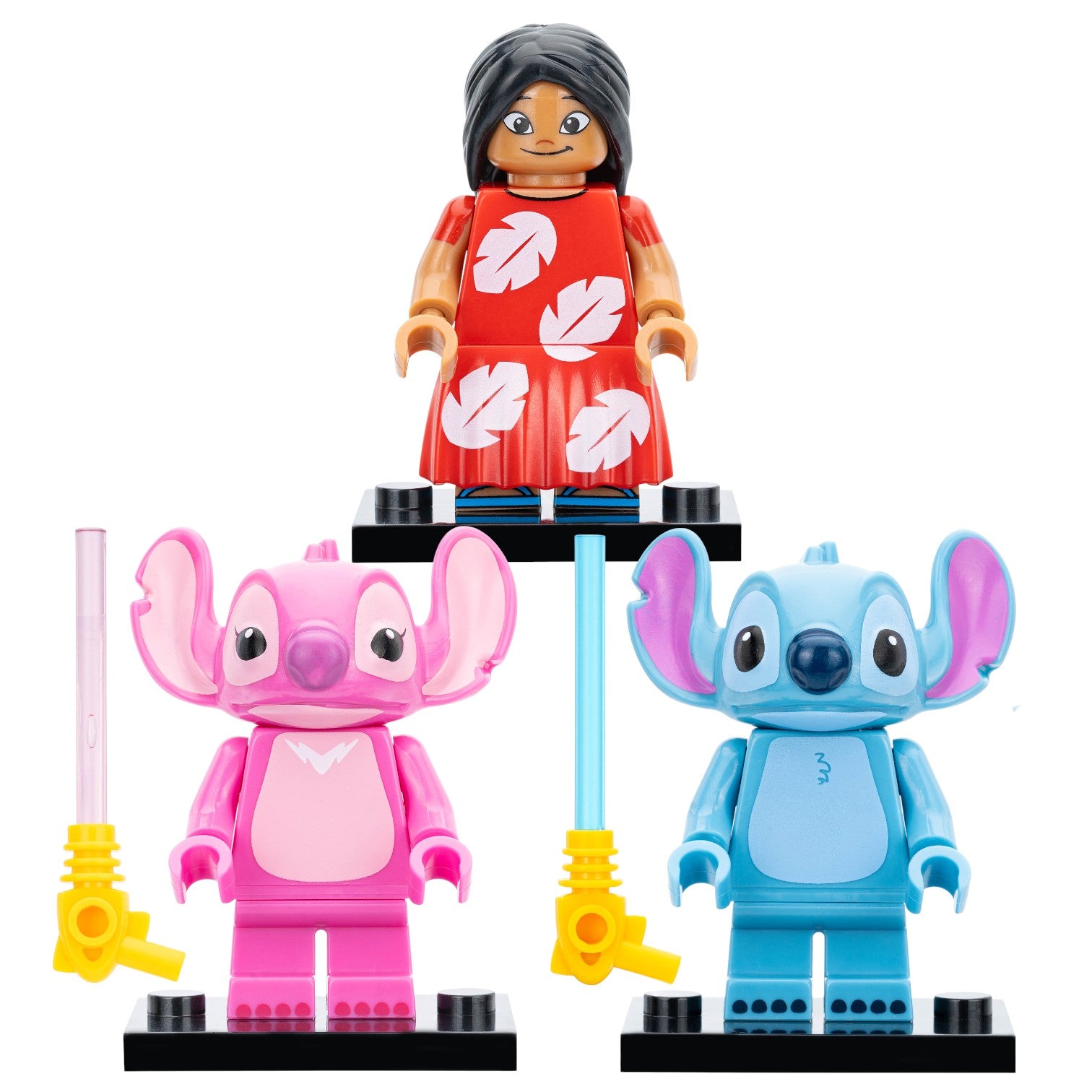 Angel Stitch Lilo Pelekai Animated Movie Lilo & Stitch The Series 2003 Custom Brick Compatible Minifigure Toy