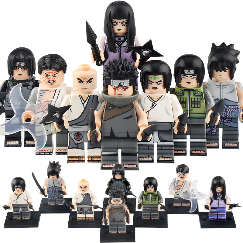 Uchiha Shisui Uchiha Itachi Uchiha Sasuke Chiriku Hyuga Neji Hyuga Hinata Shimura Danzo Anime Naruto Shippuden Brick Compatible Minifigure Toy