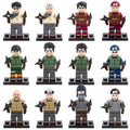 Naruto Shippuden Shisui Kumogakure Shinobi Iwagakure Shinobi Kisame Korobi Might Guy Ebisu Kirigakure Shinobi Kiba Satetsu Brick Compatible Minifigure Toy