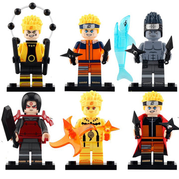 Naruto Uzumaki Hoshigaki Kisame Hashirama Senju Anime Naruto Shippuden Custom Brick Compatible Minifigure Toy