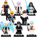 Ichigo Rukia Renji Toshiro Grimmjow Aizen Gin Yhwach Anime Bleach Custom Brick Compatible Minifigure Toy