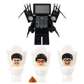 Upgraded Titan TV man Skibidi Toilet Universe Brick Compatible Minifigure Toy