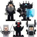 Humanoid Toilet Man Titan Cameraman Dr Toilet Man Female Agent Gman Skibidi Toilet Custom Brick Compatible Minifigure Toy