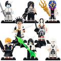 Ichigo Kurosaki Zangetsu Zaraki Kenpachi Mayuri Ulquiorra Anime Bleach Custom Brick Compatible Minifigure Toy