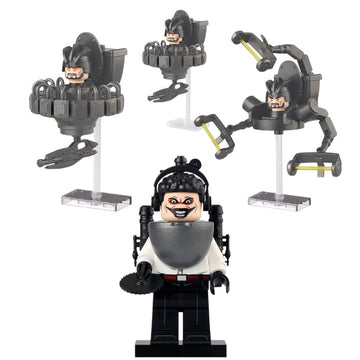 UFO Toilet Man Humanoid Toilet Man Suspended Toilet Man Cameraman Skibidi Toilet Custom Brick Compatible Minifigure Toy