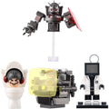 Skibidi Toilet YouTube Shorts Suspended Toilet Man JD Toilet Man Gman 4.0 Scientist TV Man Custom Brick Compatible Minifigure Toy
