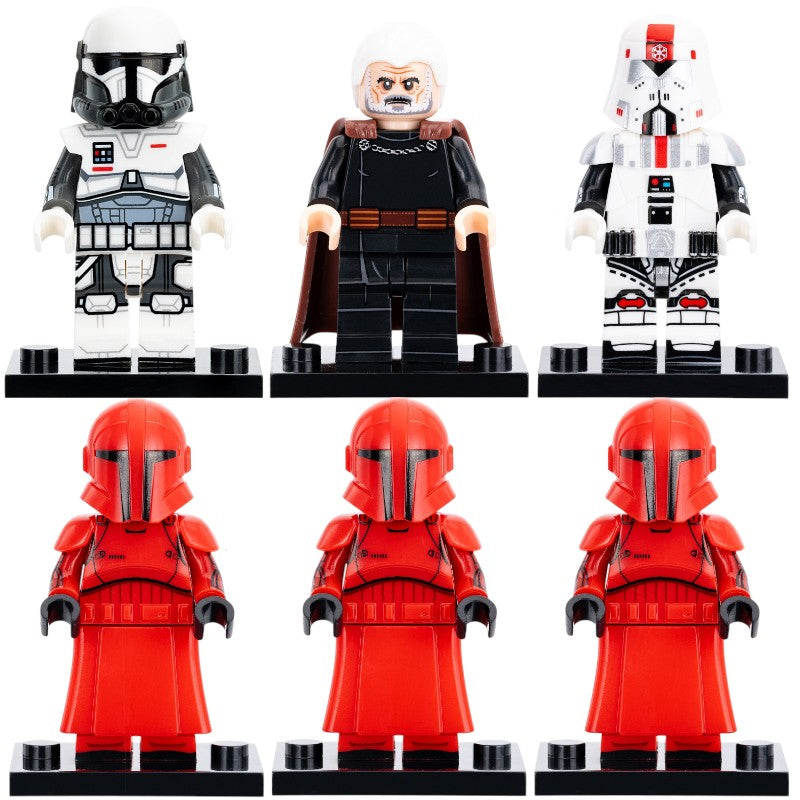 Imperial Commando Count Dooku Imperial Soldier Imperial Praetorian Guard Star Wars Universe Custom Brick Compatible Minifigure Toy